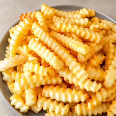 Crinkle Cut Oven Baked Fries